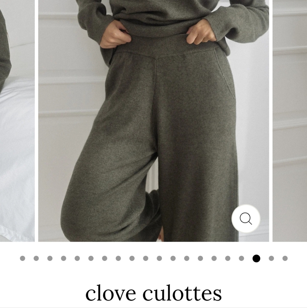 Honeymark Women's Clove Culotte Pants - Picture 4 of 7